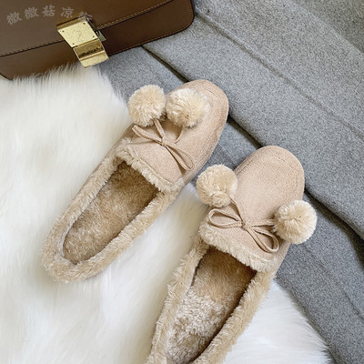 Mocasini casual de dama cu captuseala moale de culoare bej