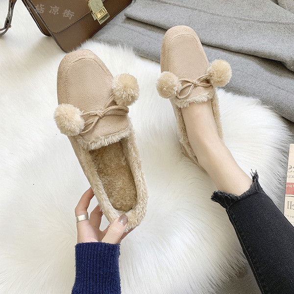 Mocasini casual de dama cu captuseala moale de culoare bej