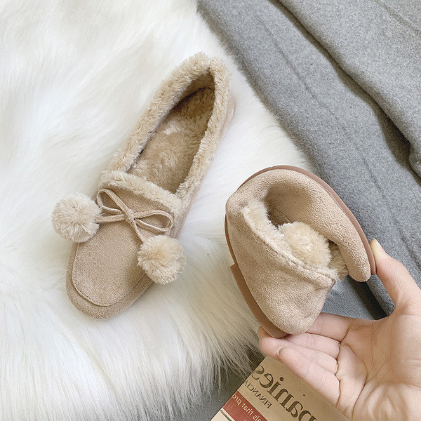 Mocasini casual de dama cu captuseala moale de culoare bej