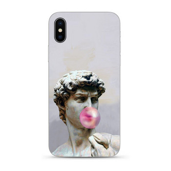 Силиконов калъф с David Michelangelo за Iphone XR в сив цвят