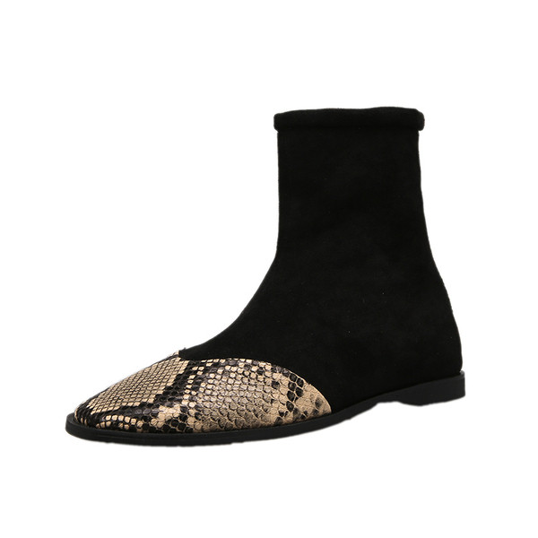 Cizme de dama cu toc gros in trei culori