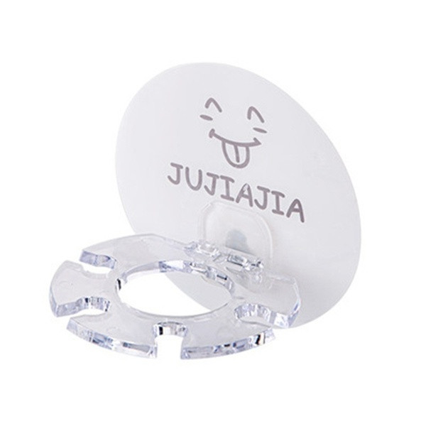 Практична самозалепваща се поставка за четири четки и паста за зъби в различни цветове