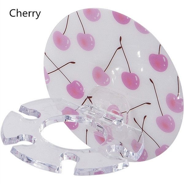 Практична самозалепваща се поставка за четири четки и паста за зъби в различни цветове