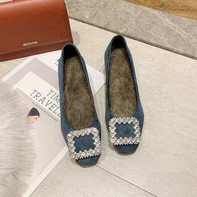 Pantofi casual moderni de dama cu element metalic in trei culori