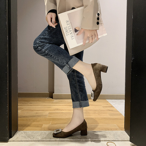 Pantofi casual moderni de dama cu element metalic in trei culori