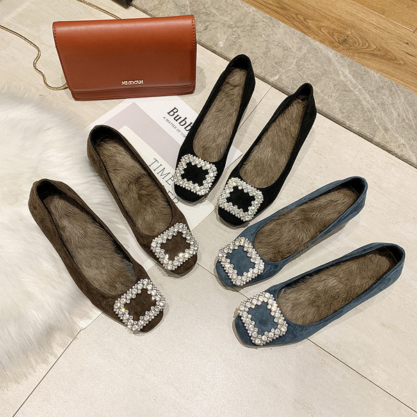 Pantofi casual moderni de dama cu element metalic in trei culori