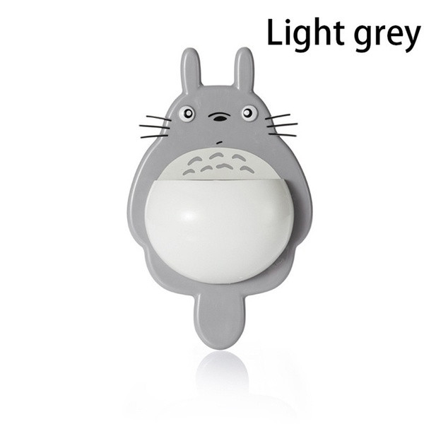 Suport perie din plastic si pasta de dinti in doua culori