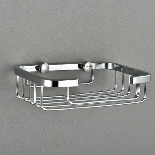 Suport pentru săpun metalic de culoare gri