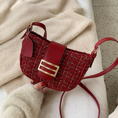 Geanta de dama cu maner lung din piele in patru culori