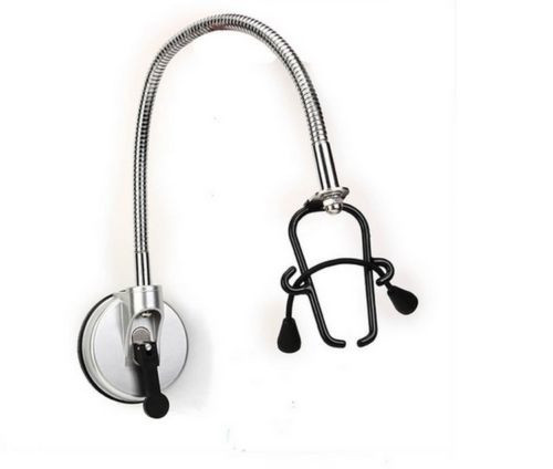 Hajlítható rozsdamentes acél hajszárító állvány szürke színben