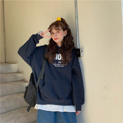 Hanorac sport și de zi cu zi pentru femei, cu glugă și cravate