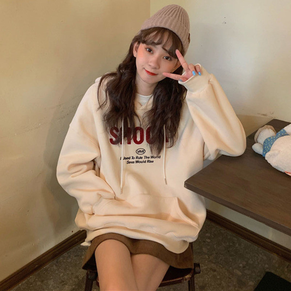 Hanorac sport și de zi cu zi pentru femei, cu glugă și cravate