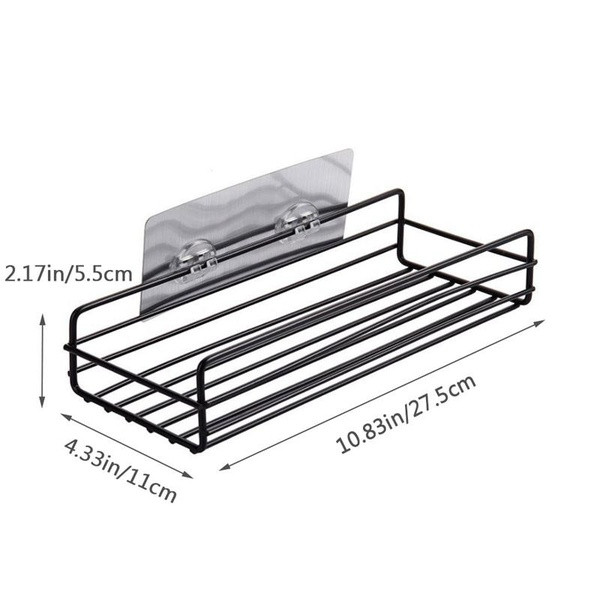 Ράφια μπάνιου σε μαύρο και άσπρο χρώμα