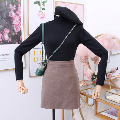 Bluza de dama model nou cu guler polo inalt - mai multe culori