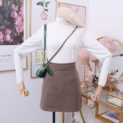 Bluza de dama model nou cu guler polo inalt - mai multe culori