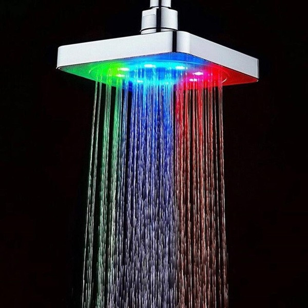 Накрайник за душ с LED светлини в различни цветове
