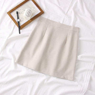 Fusta casual dama cu talie inalta in mai multe culori