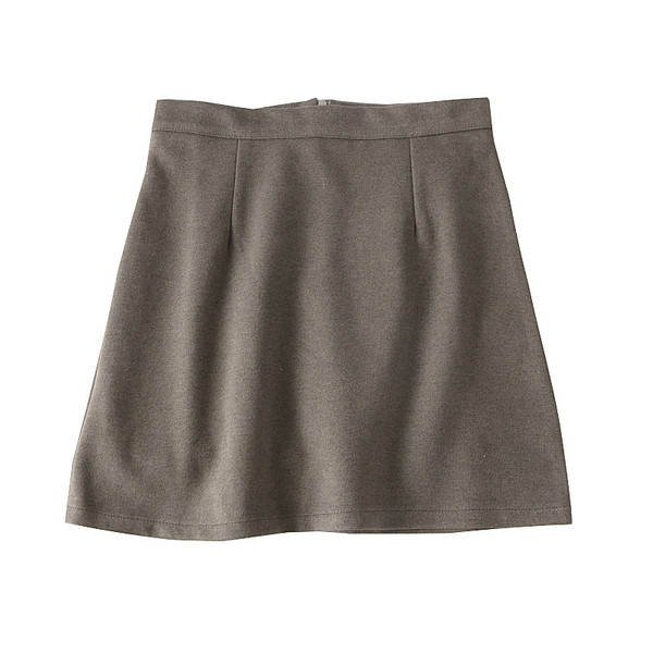 Fusta casual dama cu talie inalta in mai multe culori