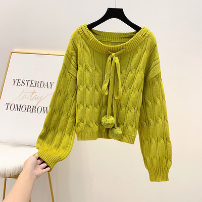 Γυναικείο πουλόβερ με στρογγυλη λαιμόκοψη σε τέσσερα χρώματα