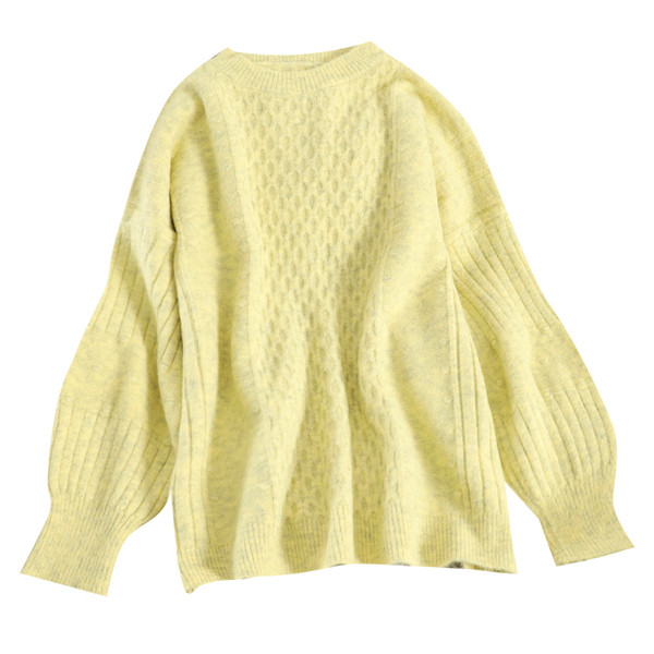 Pulover de dama modern cu maneci lungi si decolteu oval