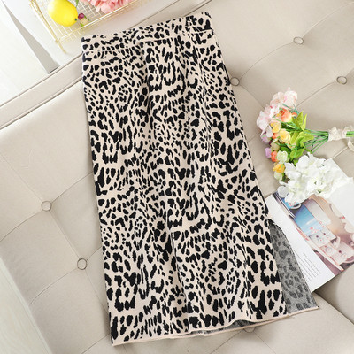 Fusta de dama moderna cu talie inalta si model animal in patru culori