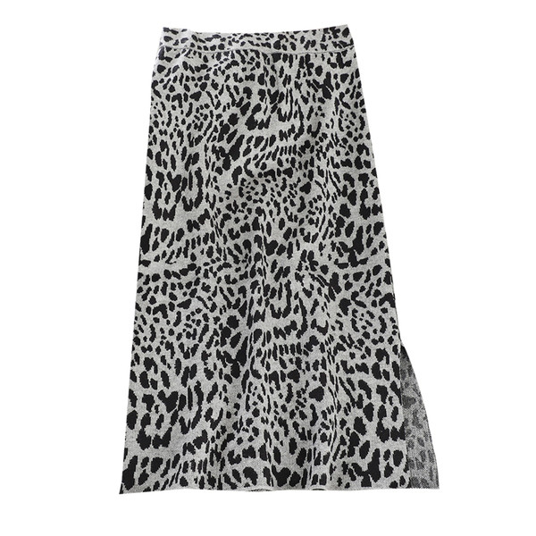 Fusta de dama moderna cu talie inalta si model animal in patru culori