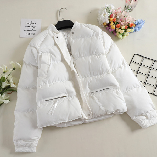 Geaca de dama moderna cu fermoar si nasturi in patru culori