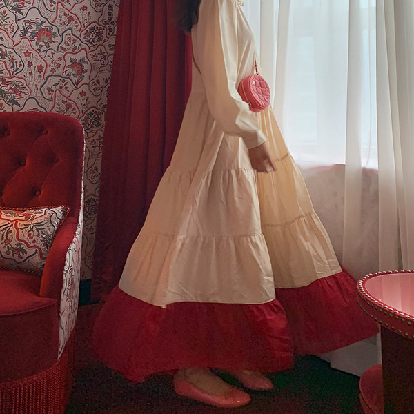 Model de dama modern croi rochie lunga