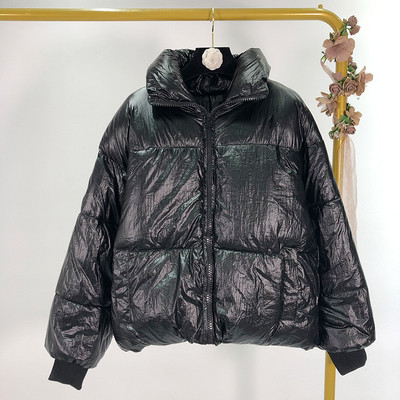 Rövid téli kabát sárga, rózsaszín, kék, fehér és fekete színben