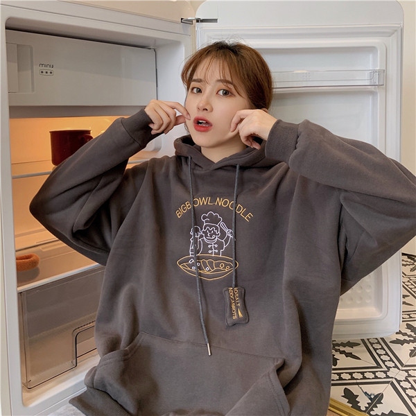 Hanorac zilnic de damă în trei culori cu inscripții