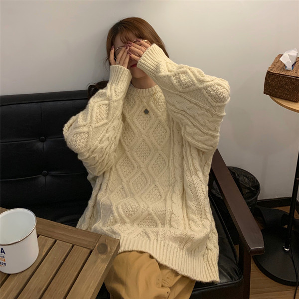 Pulover larg de actualitate de dama model lung in mai multe culori