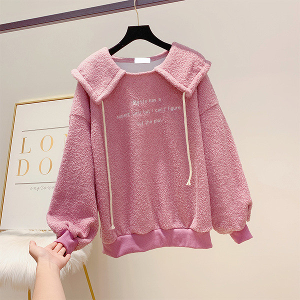 Hanorac de puf de damă cu guler în culorile tale