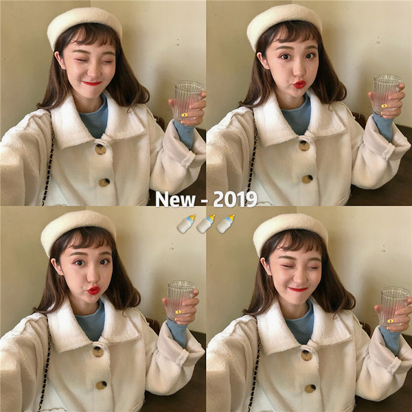 Női rövidkabát két színben, zsebekkel