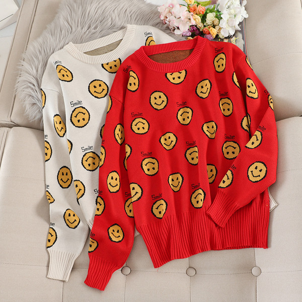 Pulover de dama modern cu decolteu rotund in trei culori