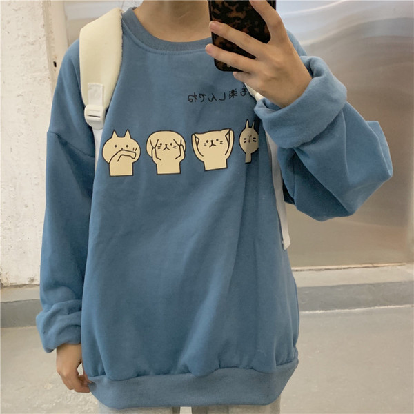 Lezser női blúz széles modell kék színben, rátéttel