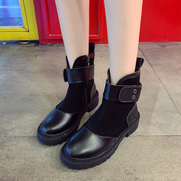 Alkalmi női csizma télre, fekete színben