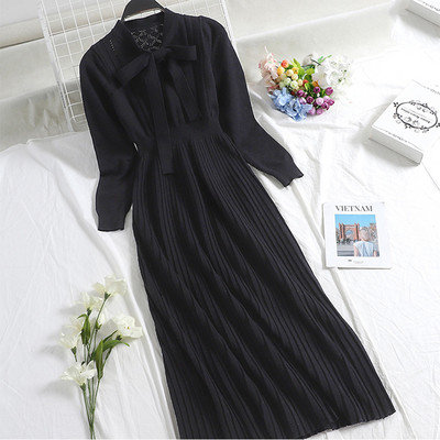 Rochie moderna de dama cu panglica in mai multe culori