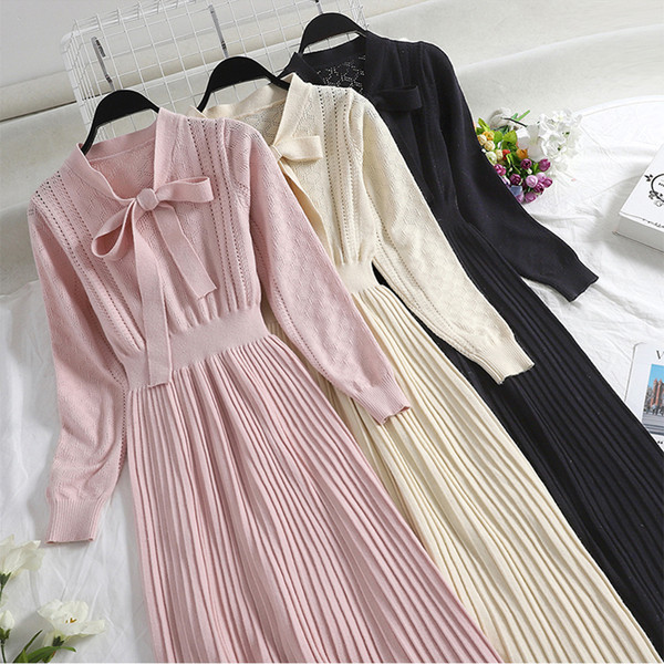 Rochie moderna de dama cu panglica in mai multe culori