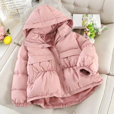 Geaca de dama model asimetric cu gluga in mai multe culori