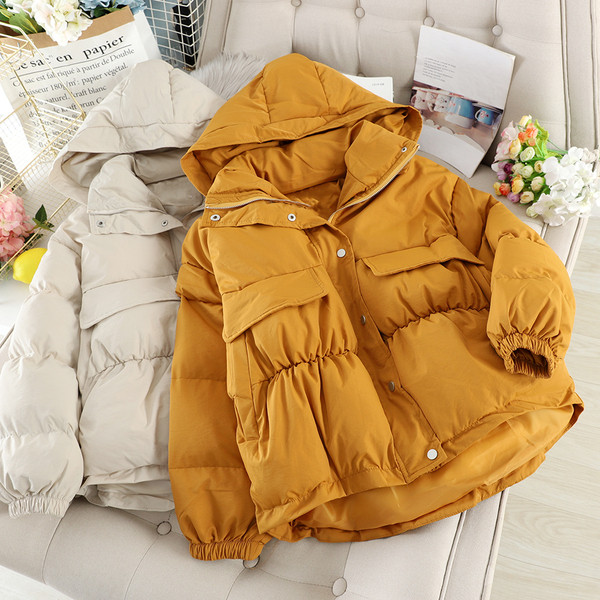 Geaca de dama model asimetric cu gluga in mai multe culori