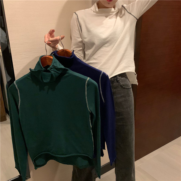 Bluză casual de damă subțire în trei culori