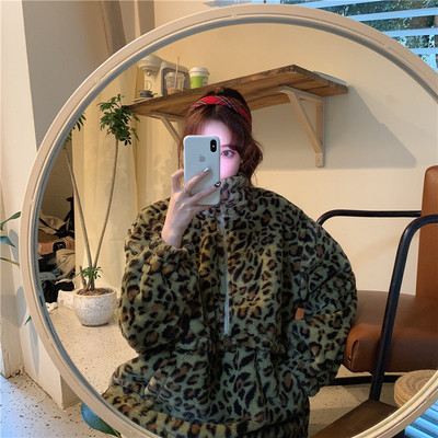 Hanorac de dama modern in mai multe culori cu model animal