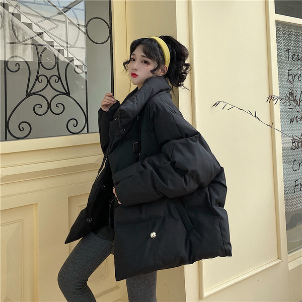 Jachetă largă de zi cu zi pentru femei, în trei culori, cu buzunare