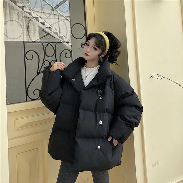 Jachetă largă de zi cu zi pentru femei, în trei culori, cu buzunare