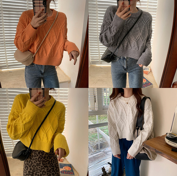 Bluza scurta moderna de dama model lat in mai multe culori