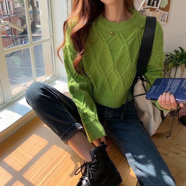 Bluza scurta moderna de dama model lat in mai multe culori