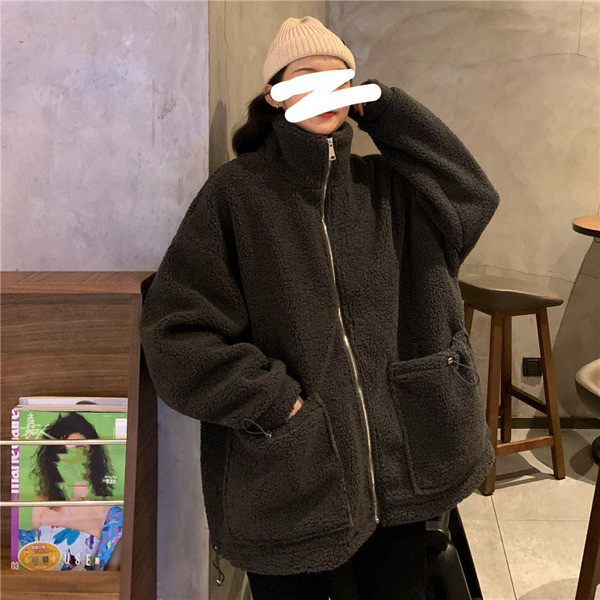 Γυναικείο casual φούτερ με κουμπιά σε δύο χρώματα