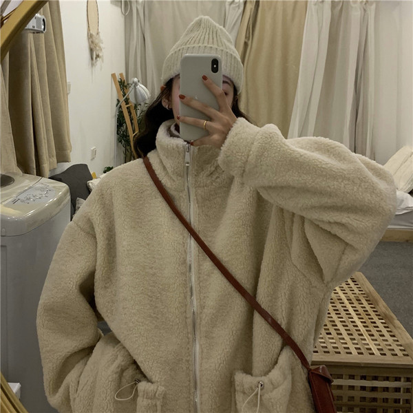 Γυναικείο casual φούτερ με κουμπιά σε δύο χρώματα