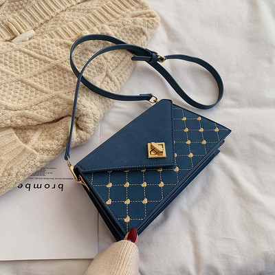 Geanta de dama moderna cu inchidere metalica in patru culori