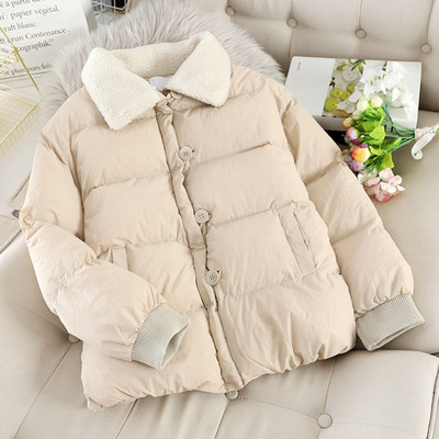 Geaca de iarna dama cu nasturi in mai multe culori